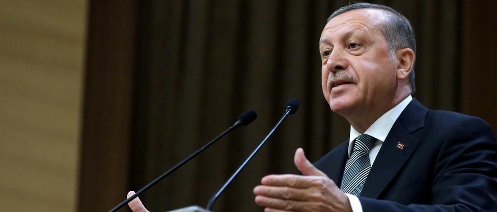 Der türkische Präsident Recep Tayyip Erdogan will keine Zugeständnisse gegenüber der EU in Sachen Anti-Terror-Gesetze machen - und er sieht sich gegenüber den Europäern in einer starken Position. 