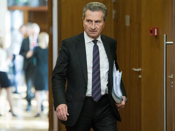 Fehlt als deutscher Interessenvertreter: Der ehemalige EU-Haushaltskommissar Günther Oettinger.