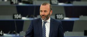 Fraktionschef Manfred Weber will zusätzlich auch den Vorsitz der EVP-Parteienfamilie übernehmen. 