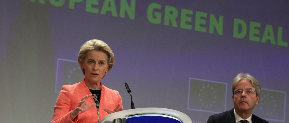 Kommissionschefin Ursula von der Leyen stellte die EU-Pläne vor.
