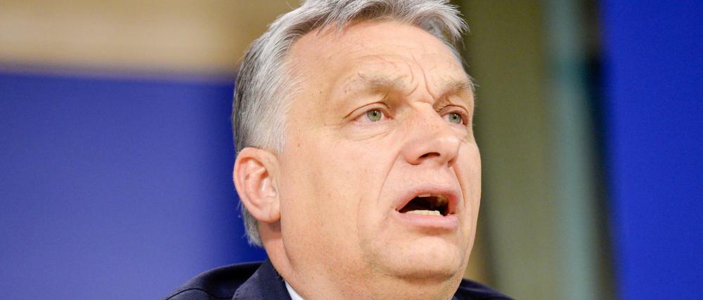 Ungarns Ministerpräsident Viktor Orban in Brüssel.