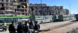 Die Evakuierung Ost-Aleppos hat begonnen. 