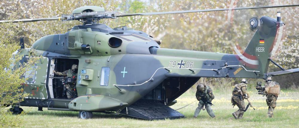 Über das Sondervermögen sollen auch neue Hubschrauber für die Bundeswehr angeschafft werden.