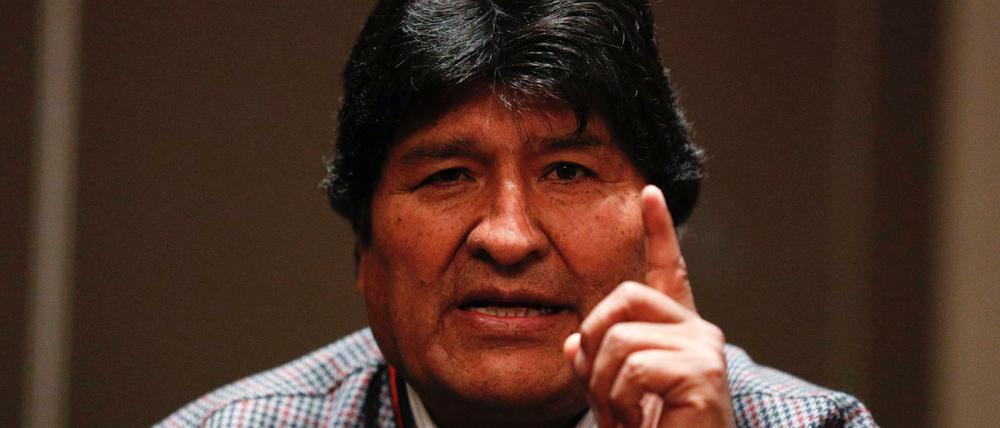 Der gestürzte Staatschef Boliviens Evo Morales.