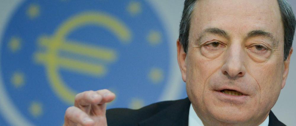 Mario Draghi, Präsident der Europäischen Zentralbank (EZB).