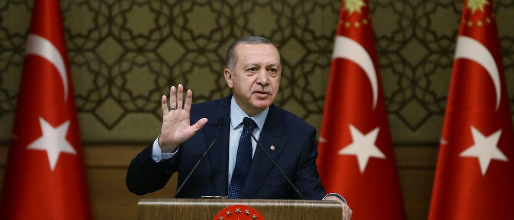 Der türkische Präsident Recep Tayyip Erdogan bringt erneut das Thema der Visaliberalisierung ins Spiel.
