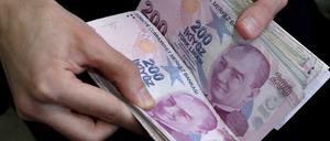 Unter Druck: Die türkische Lira hatte schon mal bessere Zeiten gesehen.