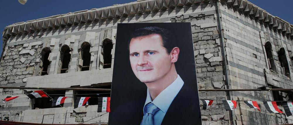 Der Diktator Assad will an der Macht bleiben.