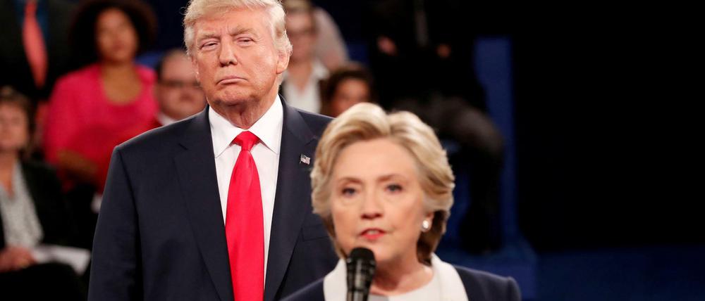US-Wahlkampf 2016: Donald Trump gegen Hillary Clinton.