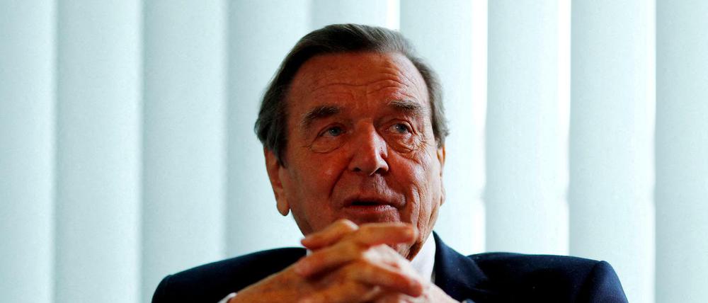 Der ehemalige Bundeskanzler Gerhard Schröder (SPD).