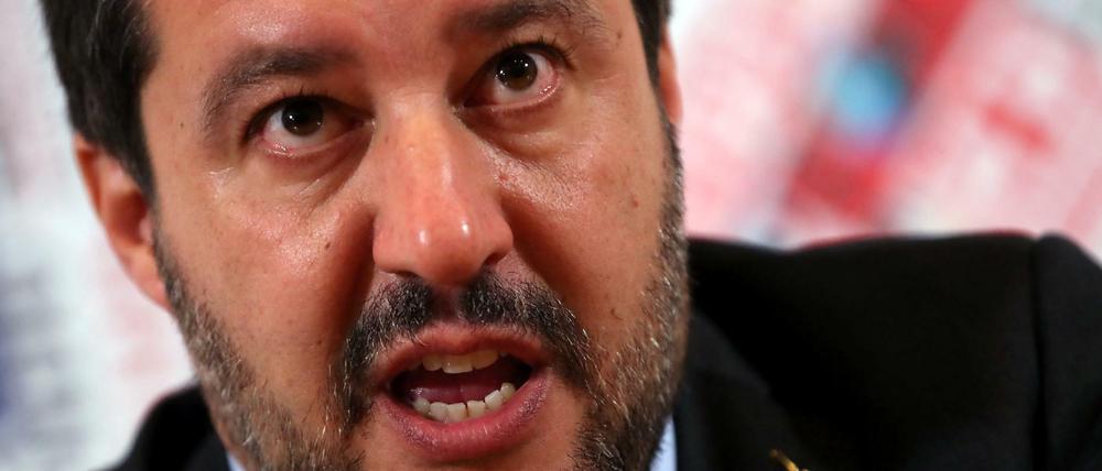 Spitze gegen Macron: Italiens Innenminister Matteo Salvini 