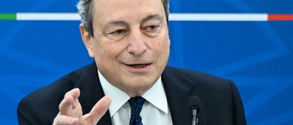 Italiens Premier Mario Draghi richtet deutliche Worte an Erdogan.