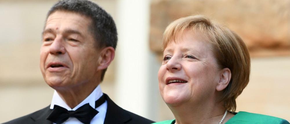 Am 25. Juli zeigten sich Angela Merkel und Joachim Sauer noch in Bayreuth.