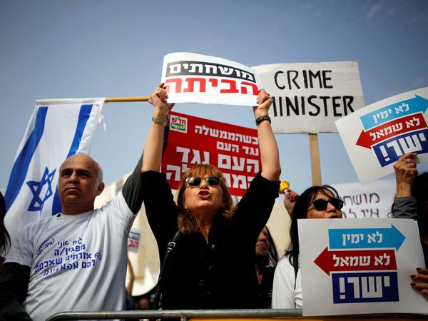 Am Wochenende protestierten Tausende Israelis gegen die Pläne ihres Regierungschefs.