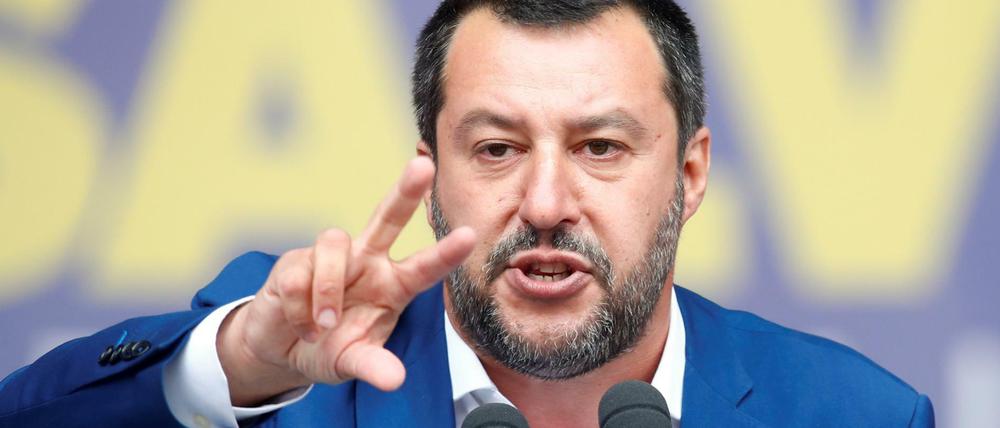 Die permanente Hetze des Lega-Chefs Matteo Salvini hat Auswirkung auf sein Land. 