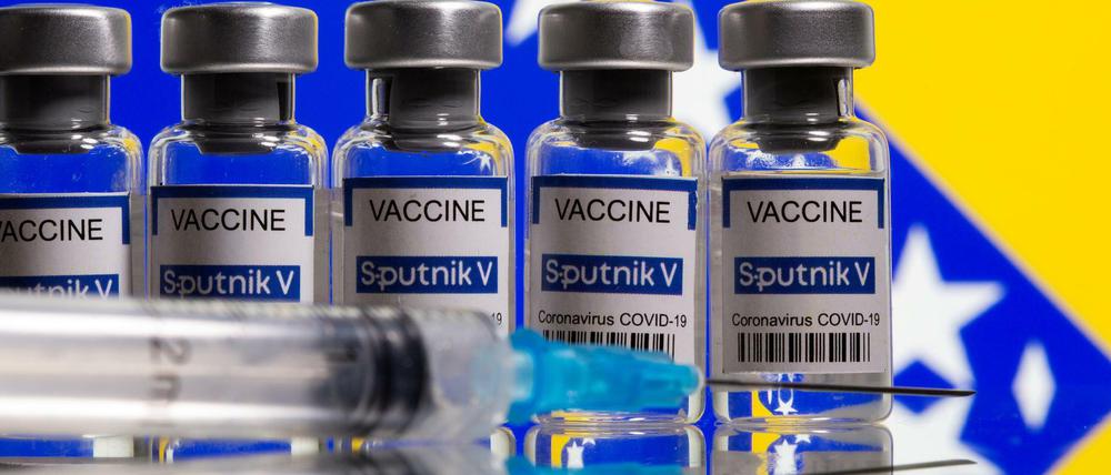 Beim Impfgipfel richten sich manche Hoffnungen auf den russischen Impfstoff "Sputnik V".