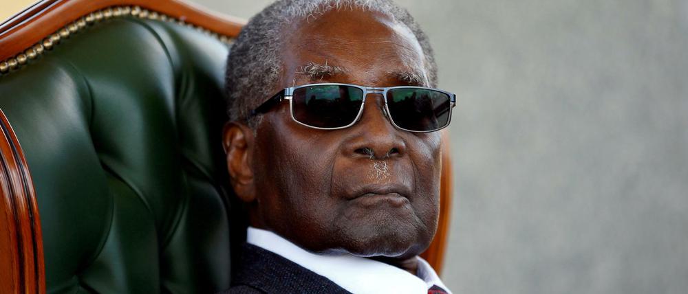 Robert Mugabe - hier im Juli 2018 - wurde 95 Jahre alt.