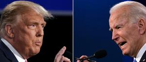 Der eine gibt sich kämpferisch, der andere optimistisch und versöhnlich: Trump und Biden treten unterschiedlich auf Twitter auf.