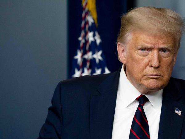 Donald Trump bezeichnete das Impeachment-Verfahren immer wieder als "Hexenjagd".