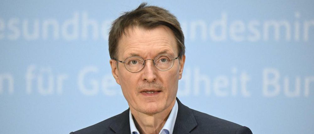 Gesundheitsminister Karl Lauterbach.