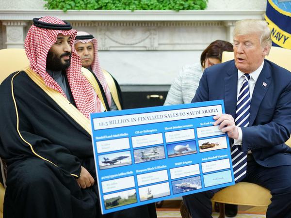 Saudi-Arabien ist der beste Kunde der amerikanischen Rüstungsindustrie. US-Präsident Donald Trump und Kronprinz Mohammed bin Salman wollen daran nichts ändern.