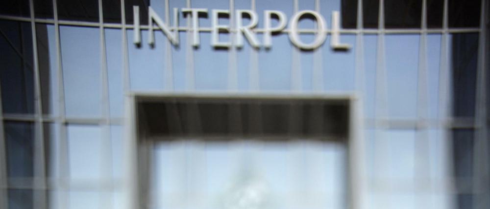 Das Gebäude von Interpol in Lyon