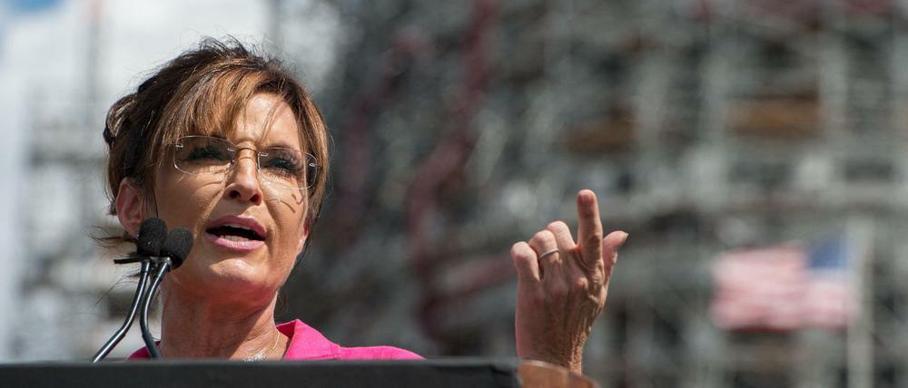 Sarah Palin, hier im Jahr 2015, plant die Rückkehr in die große Politik.