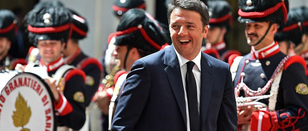 Italiens Premierminister Matteo Renzi 