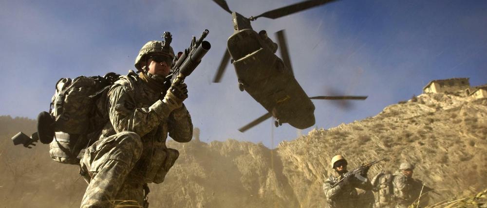 US-Soldaten bei einem Einsatz in Afghanistan.