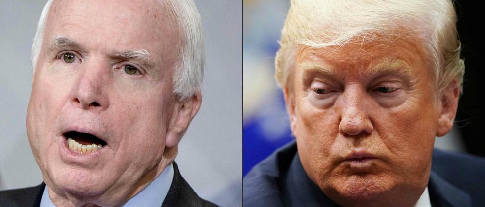 Tiefe Feindschaft: John McCain und Donald Trump.