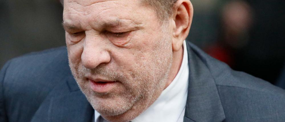 Harvey Weinstein nach dem Schuldspruch im Februar. 