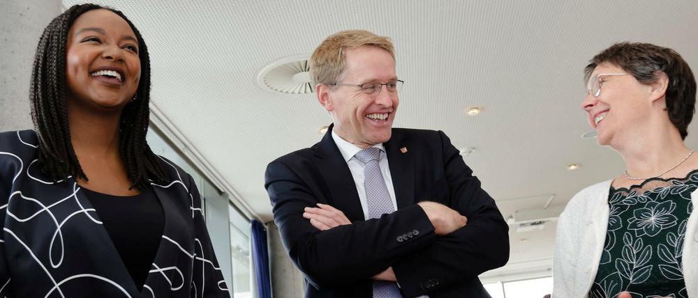 Schleswig-Holsteins Ministerpräsident Daniel Günther sowie Aminata Touré und Monika Heinold von den Grünen können bald starten.
