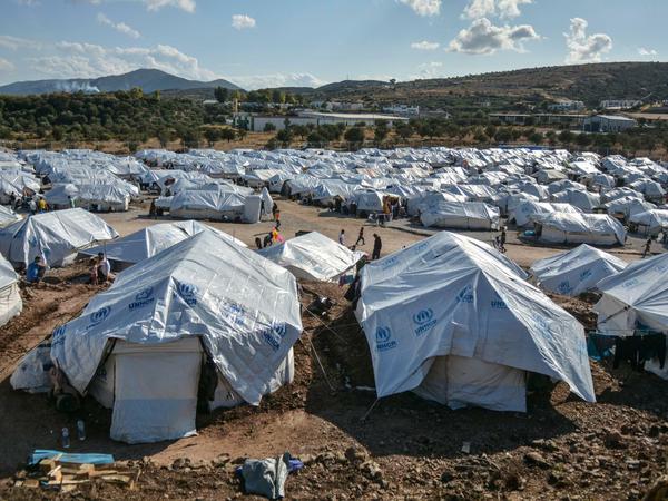 Kara Tepe: Das Lager wurde auf einem ehemaligen Truppenübungsplatz auf Lesbos errichtet.