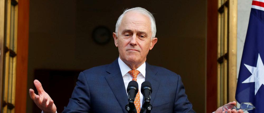 Rücktritt: Australiens Regierungschef Malcolm Turnbull 