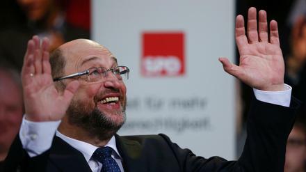 Plötzlich Hoffnungsträger - SPD-Kanzlerkandidat Martin Schulz.