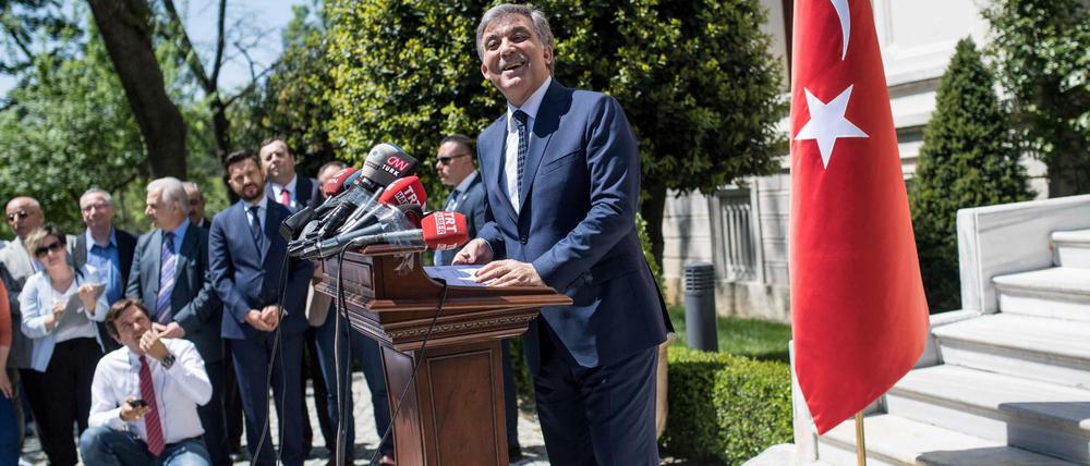Abdullah Gül verkündete seine Entscheidung am Samstag.