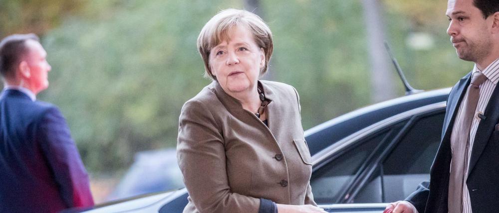 Bundeskanzlerin Angela Merkel fordert Kompromissbereitschaft von allen Beteiligten der Sondierungsgespräche.