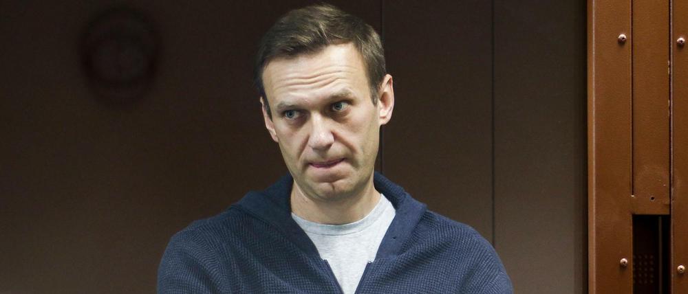 Alexej Nawalny im Bezirksgericht. (Archivbild)