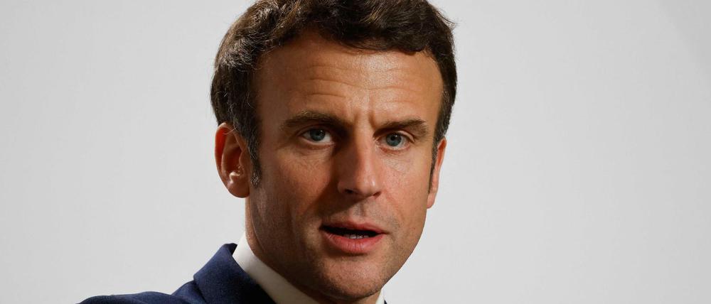 Externe Expertise sei manchmal notwendig, sagt er: Frankreichs Präsident Emmanuel Macron.