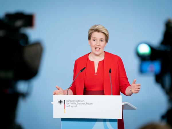 Bundesfamilienministerin Franziska Giffey (SPD). 
