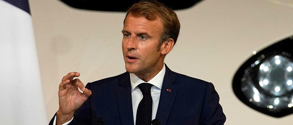 Frankreichs Präsident Emmanuel Macron stellt ein baldiges Ende des Gesundheitspasses in Aussicht. 