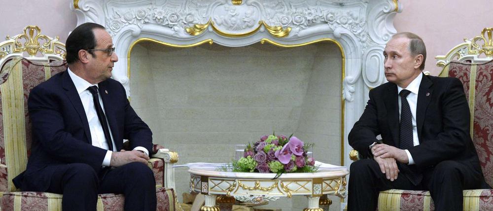 Francois Hollande und Wladimir Putin könnten sich wieder annähern.
