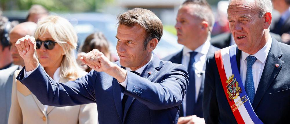Frankreichs Präsident Emmanuel Macron kann mit einem Sieg bei den Parlamentswahlen rechnen.