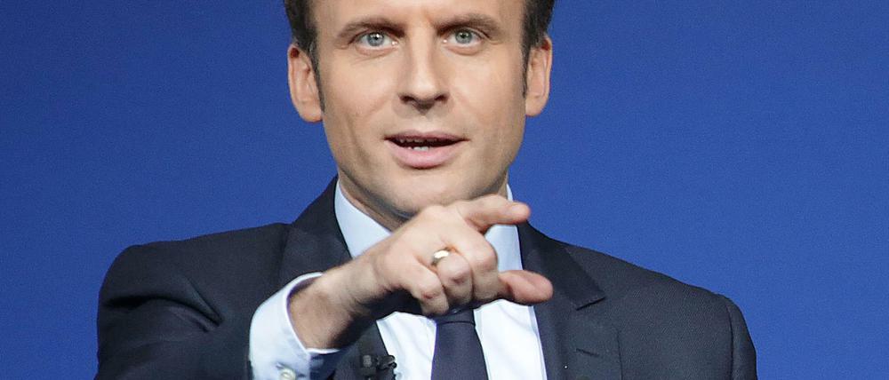Frankreichs Präsidentschaftskandidat Emmanuel Macron.