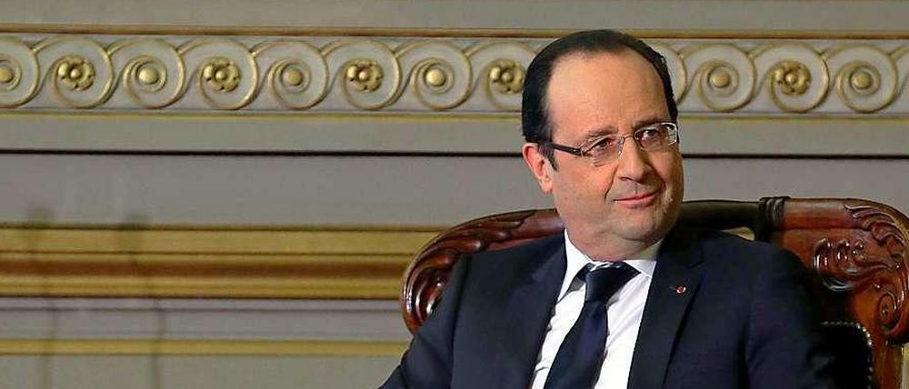 Hollande ist mit Algerien zufrieden.