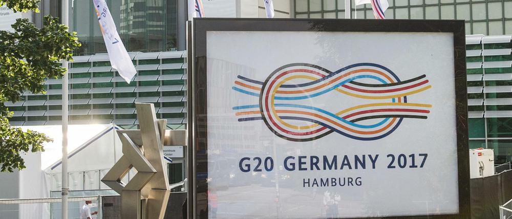 Kein Zutritt: das Medienzentrum des G20-Gipfels.