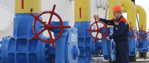 Verteilstation für russisches Gas in der Ukraine (Archivbild) 