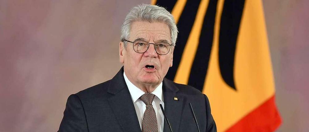 75 Jahre alt: Bundespräsident Joachim Gauck.