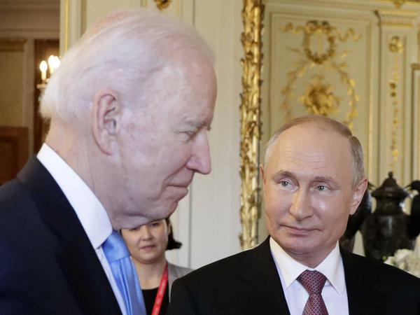 Biden und Putin trafen sich im Juni in Genf.