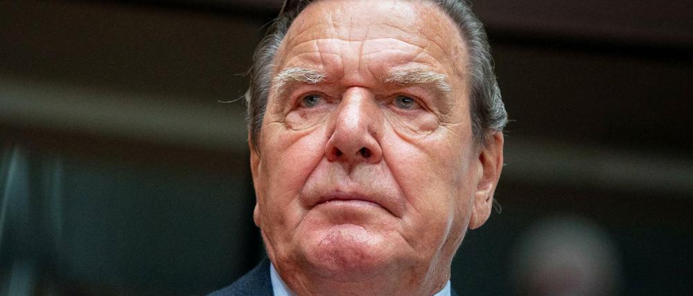 Altkanzler Gerhard Schröder (Archivbild von 2020) 
